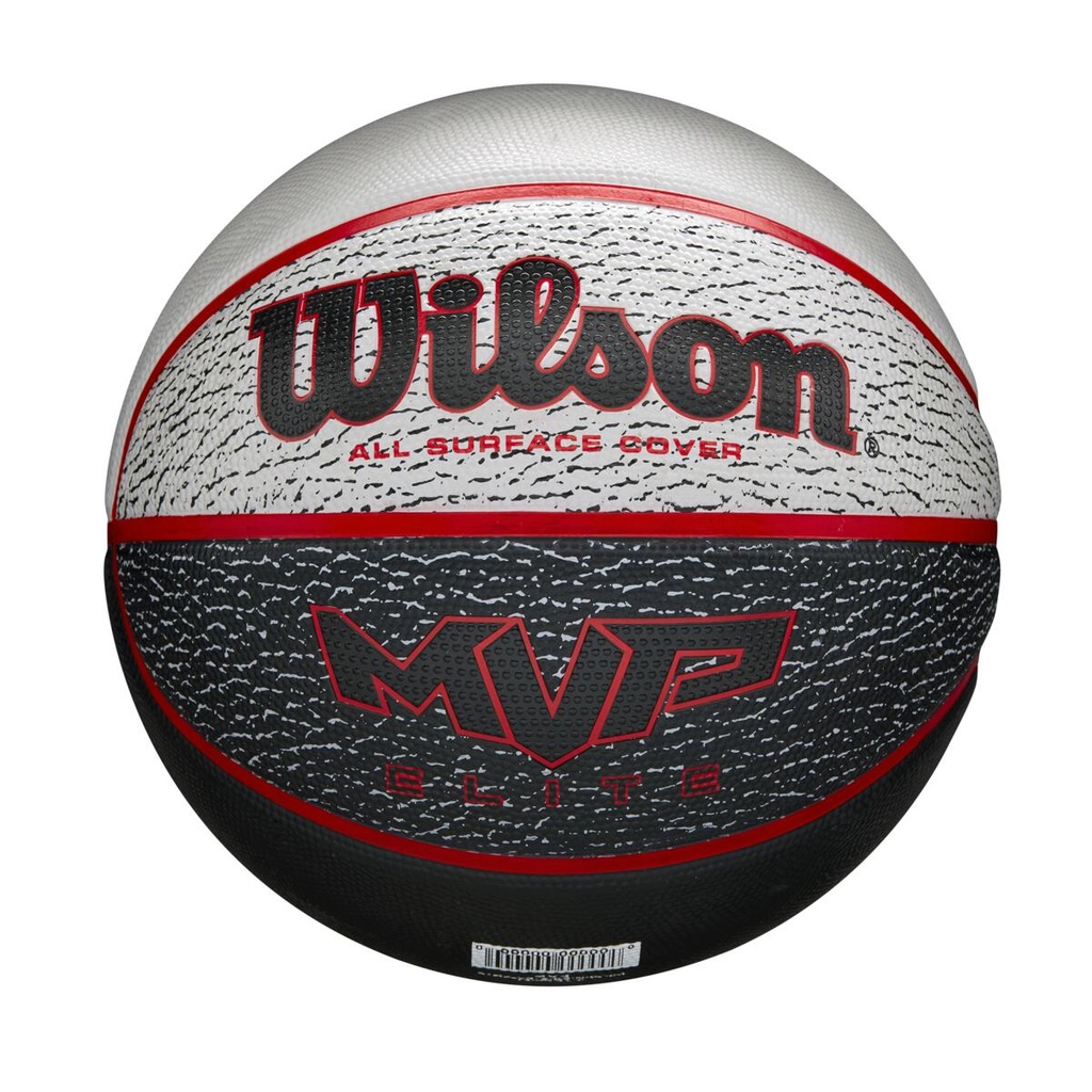 [WTB1460] Balón de Basket Wilson MVP Elite Basket (B146) (Gris y Negro)
