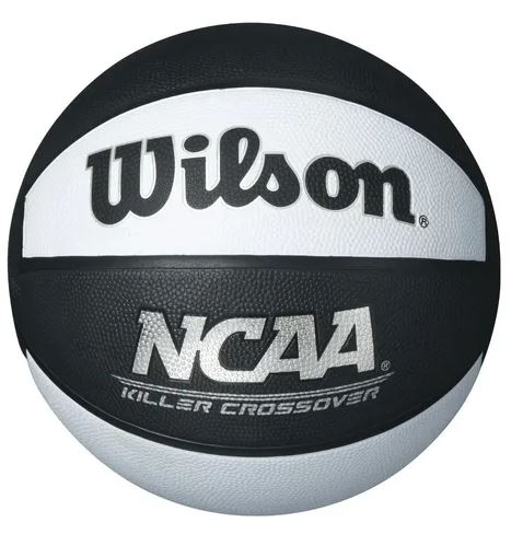 [WTB9165XBOF] Balón de Basket Wilson NCAA Killer Cross NO.7 (B916) (Negro y Blanco)