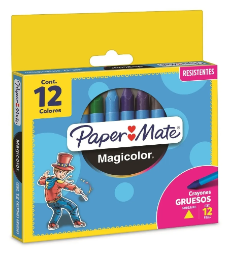Colores Magicor Paper Mate Up Tri x 12 Jumbo