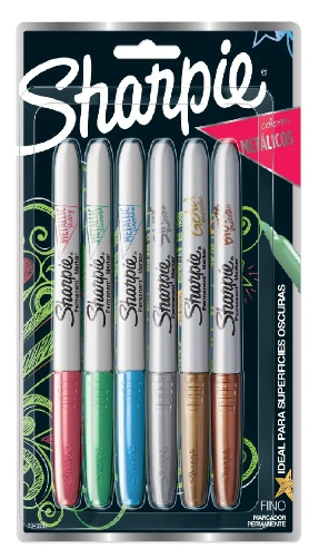 Metallic Sharpie Tx6 (O/P/B/Z/R/E)
