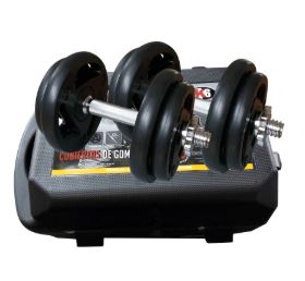 [66816] Set de Mancuerna Multiagarre K6 Goma 10 kg