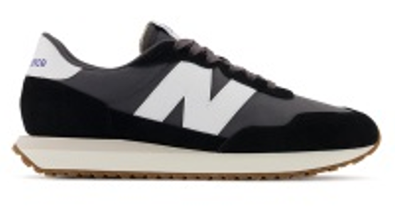 Zapato de hombre Lifestyle New Balance 237 gris/negro (bulto x 12 und)