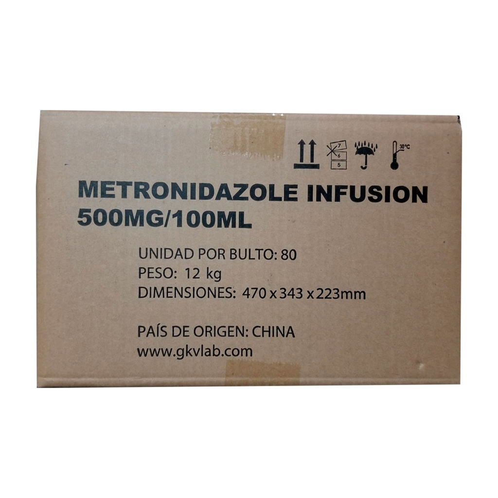 Metronidazole Infusion - Biovitak - 500 MG/100 ML