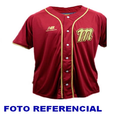 [B4219] Camisa Magallanes New Balance Caballero Vinotinto