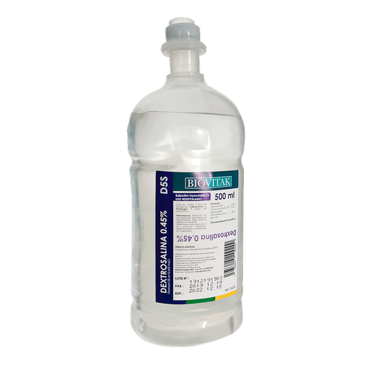 [20020] Dextrosalina 5% - 0,45% - Biovitak -500 ml (E)